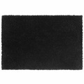 vidaXL, vidaXL Fußmatte Schwarz 40x60 cm Kokosfaser Getuftet