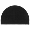 vidaXL, vidaXL Fußmatte Schwarz Halbrund 40x60 cm Kokosfaser Getuftet