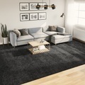 vidaXL, vidaXL Teppich Shaggy Hochflor Modern Anthrazit 300x400 cm