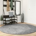 vidaXL, vidaXL Shaggy-Teppich PAMPLONA Hochflor Modern Grau Ø 200 cm