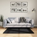 vidaXL, vidaXL Shaggy-Teppich PAMPLONA Hochflor Modern Schwarz 120x120 cm