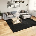 vidaXL, vidaXL Shaggy-Teppich PAMPLONA Hochflor Modern Schwarz 240x240 cm