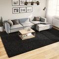 vidaXL, vidaXL Shaggy-Teppich PAMPLONA Hochflor Modern Schwarz 240x340 cm