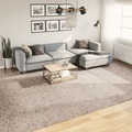vidaXL, vidaXL Teppich Shaggy Hochflor Modern Beige 300x400 cm