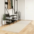 vidaXL, vidaXL Teppich OVIEDO Kurzflor Beige 80x250 cm