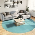 vidaXL, vidaXL Teppich OVIEDO Kurzflor Grün Ø 280 cm