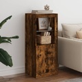 vidaXL, vidaXL Sideboard mit LED-Leuchten Räuchereiche 41x37x100 cm