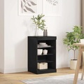 vidaXL, vidaXL Sideboard mit LED-Leuchten Schwarz 41x37x67 cm