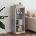 vidaXL, vidaXL Sideboard mit LED-Leuchten Betongrau 41x37x100 cm