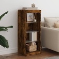 vidaXL, vidaXL Sideboard mit LED-Leuchten Räuchereiche 41x37x100 cm