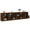 vidaXL, vidaXL Sideboard mit LED-Leuchten Braun Eichen-Optik 283x37x67 cm