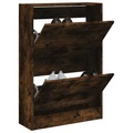 vidaXL, vidaXL Schuhschrank Räuchereiche 60x21x87,5 cm Holzwerkstoff