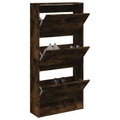 vidaXL, vidaXL Schuhschrank Räuchereiche 60x21x125,5 cm Holzwerkstoff