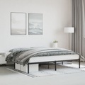 vidaXL, vidaXL Bettgestell Metall Schwarz 193x203 cm