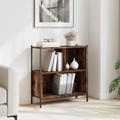 vidaXL, vidaXL Bücherregal Räuchereiche 72x28x77,5 cm Holzwerkstoff