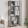 vidaXL, vidaXL Bücherregal Grau Sonoma 72x28x172 cm Holzwerkstoff