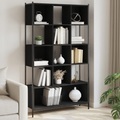 vidaXL, vidaXL Bücherregal Schwarz 102x28x172 cm Holzwerkstoff