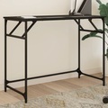 vidaXL, vidaXL Schreibtisch Schwarz 100x45x76 cm Holzwerkstoff und Stahl