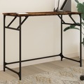vidaXL, vidaXL Schreibtisch Räuchereiche 100x45x76 cm Holzwerkstoff und Stahl