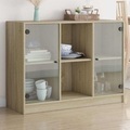 vidaXL, vidaXL Sideboard Sonoma-Eiche 102x37x75,5 cm Holzwerkstoff