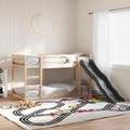 vidaXL, vidaXL Etagenbett mit Rutsche und Leiter 90x200 cm Massivholz Kiefer