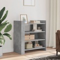 vidaXL, vidaXL Sideboard Betongrau 73,5x35x75 cm Holzwerkstoff