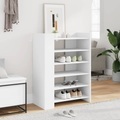 vidaXL, vidaXL Schuhschrank Weiß 74,5x37,5x100 cm Holzwerkstoff