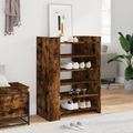 vidaXL, vidaXL Schuhschrank Räuchereiche 74,5x37,5x100 cm Holzwerkstoff