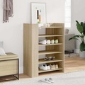 vidaXL, vidaXL Schuhschrank Sonoma-Eiche 74,5x37,5x100 cm Holzwerkstoff
