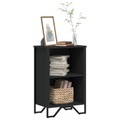 vidaXL, vidaXL Bücherregal Schwarz 50x31x74,5 cm Holzwerkstoff