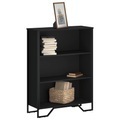 vidaXL, vidaXL Bücherregal Schwarz 80x31x106 cm Holzwerkstoff
