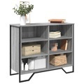 vidaXL, vidaXL Sideboard Grau Sonoma 91x35,5x74,5 cm Holzwerkstoff