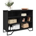 vidaXL, vidaXL Sideboard Schwarz 101x35,5x74,5 cm Holzwerkstoff