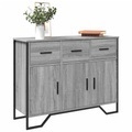 vidaXL, vidaXL Sideboard Grau Sonoma 97x32,5x74,5 cm Holzwerkstoff