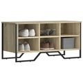 vidaXL, vidaXL Schuhregal Sonoma-Eiche 90x38x45,5 cm Holzwerkstoff