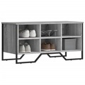 vidaXL, vidaXL Schuhregal Grau Sonoma 90x38x45,5 cm Holzwerkstoff