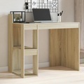 vidaXL, vidaXL Schreibtisch Sonoma-Eiche 103,5x56,5x94 cm Holzwerkstoff