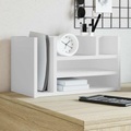 vidaXL, vidaXL Schreibtisch-Organizer Weiß 44,5x24x25 cm Holzwerkstoff