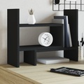 vidaXL, vidaXL Schreibtisch-Organizer Schwarz 38,5x17x39 cm Holzwerkstoff