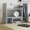 vidaXL, vidaXL Schreibtisch-Organizer Betongrau 38,5x17x39 cm Holzwerkstoff