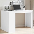 vidaXL, vidaXL Schreibtisch Weiß 123,5x73,5x75 cm Holzwerkstoff