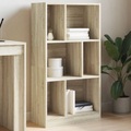 vidaXL, vidaXL Bücherregal Sonoma-Eiche 57x28,5x107,5 cm Holzwerkstoff