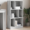 vidaXL, vidaXL Bücherregal Grau Sonoma 57x28,5x107,5 cm Holzwerkstoff