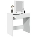 vidaXL, vidaXL Schminktisch mit Spiegel Weiß 73x46,5x120 cm