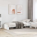 vidaXL, vidaXL Bettgestell Weiß 90x190 cm Holzwerkstoff