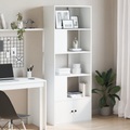 vidaXL, vidaXL Bücherregal Weiß 70x36x189 cm Holzwerkstoff
