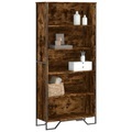 vidaXL, vidaXL Bücherregal Räuchereiche 80x31x169 cm Holzwerkstoff