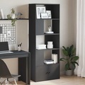 vidaXL, vidaXL Bücherregal Schwarz 70x36x189 cm Holzwerkstoff