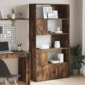 vidaXL, vidaXL Bücherregal Räuchereiche 100x36x189 cm Holzwerkstoff