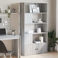 vidaXL, vidaXL Bücherregal Grau Sonoma 100x36x189 cm Holzwerkstoff